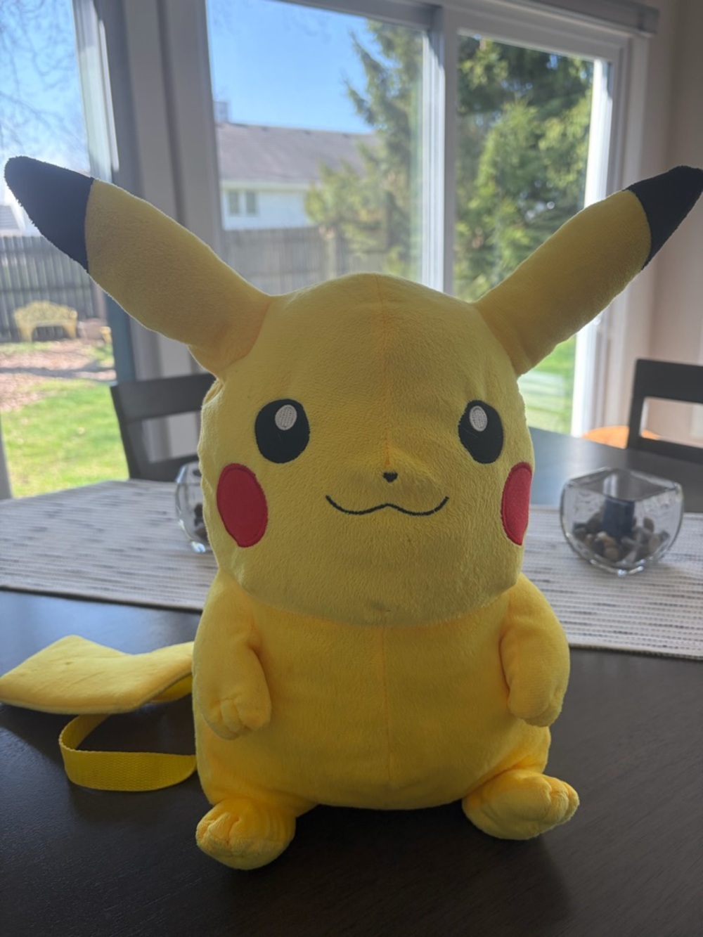 Vintage Pikachu Plush Backpack
